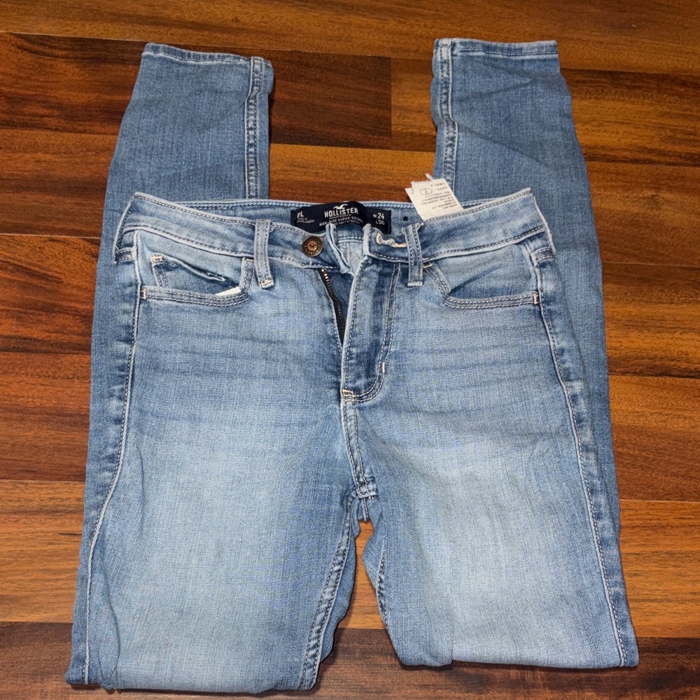 Hollister Light Blue Skinny Jeans - Slim Fit
